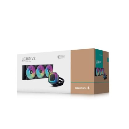 CPU COOLER DEEPCOOL LE360 V2 ARGB BLACK - Image 7
