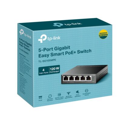 TP-Link SW 5P-GB EASY-SMART 4 POE+ - Image 7