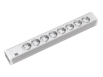 Bachmann PDU 1U 8 SCH PVC 2M Grey - Image 3