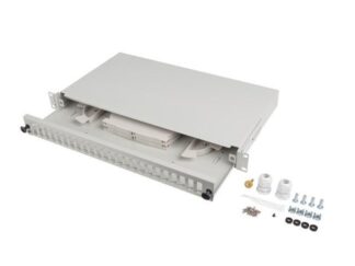 19" rack fiber patch panel 1U 24x SC