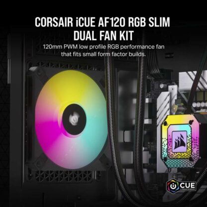 Corsair COOLER iCUE AF120 RGB SLIM 2x120mm - Image 9