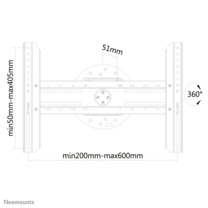Neomounts Screen TV Wall Mount Fixed LED-WR100BLACK 37"-75" - Image 11