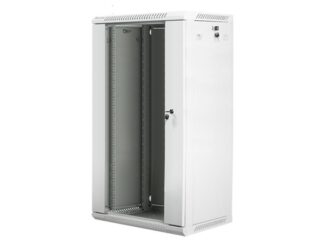 19" wall mount rack cabinet 22U/ 600x450 grey V2