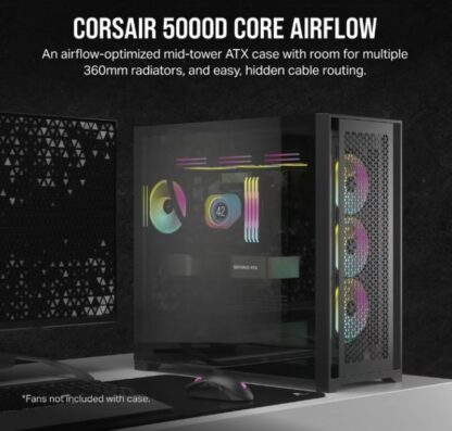 CRCorsair CASE 5000D CORE AIRFLOW MID-TOWER ATX - Image 7