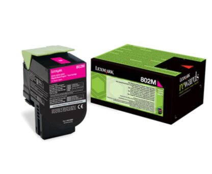 LEXMARK 80C20M0 MAGENTA TONER - Image 2