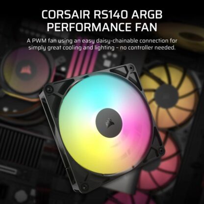 Corsair RS140 ARGB BLACK fans - Image 6