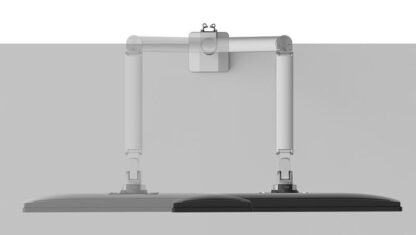Neomounts 17"-35" 9kg silver dual monitor desk stand - Image 6