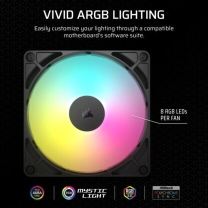 Corsair RS140 ARGB BLACK fans - Image 7