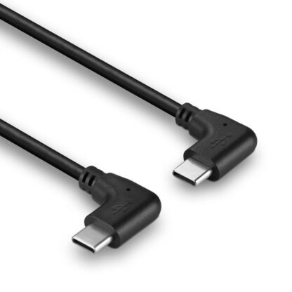Lindy USB C cable 2 x 90° 1m black - Image 8