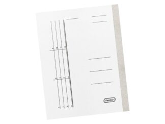 Cardboard flat file folder, white