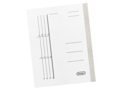 Cardboard flat file folder, white