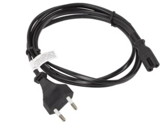 IEC 320 power cable 1.8 m black