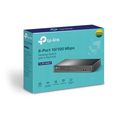 TP-Link 8 Ports 10/100 4-POE DESKTOP SWITCH - Image 5