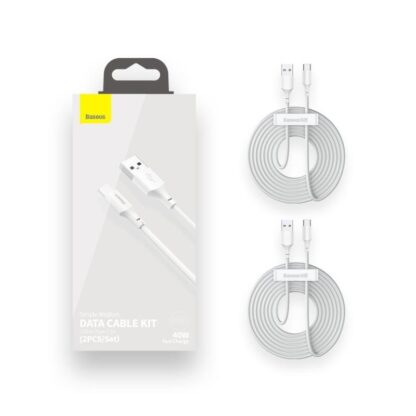 Cable Baseus Superior Wisdom 1.5m, white - Image 4