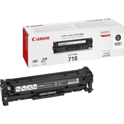 CANON CRG718B Black TONER CARTRIDGE - Image 2