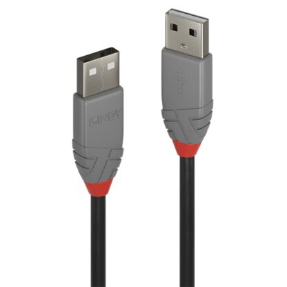 Lindy 3m USB 2.0 Type A to A Cable, Anthra Line - Image 3