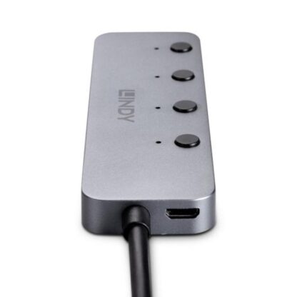 Hub Lindy 4 Port USB 3.2 On/Off button - Image 8