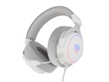 Genesis Neon 764 wired headphones white - Image 4