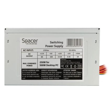 PSU Spacer ATX 500, 250W - Image 5