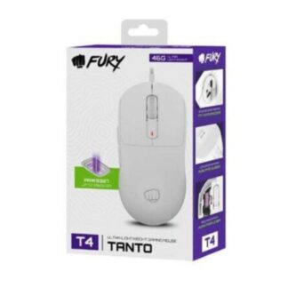 Mouse Fury Tanto T4, 12000DPI, white