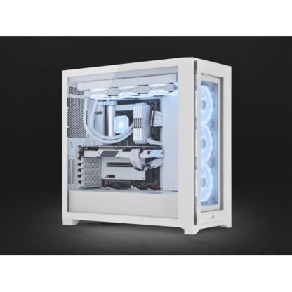 Corsair CASE iCUE 5000X RGB QL ED MID TOWER White - Image 9