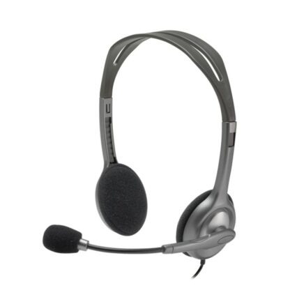 Logitech H111 wired headphones, Black - Image 6