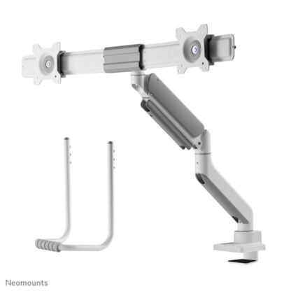 Neomounts 17"-32" 8kg white dual monitor desk stand - Image 9