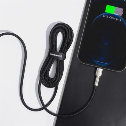 Cable Baseus Cafule Lightning, 2m, black - Image 5