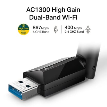 TP-LINK ADAPTER USB AC1300 ARCHER T3U PLUS - Image 4