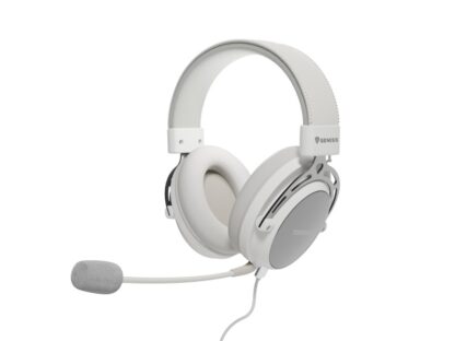 Genesis Toron 301 white wired headphones