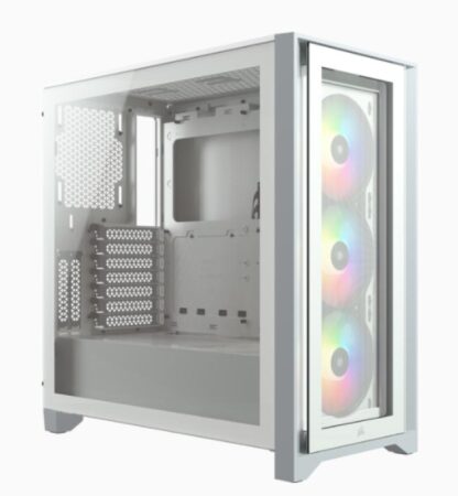 Corsair PC Case iCUE 4000X RGB Mid-Tower White - Image 3