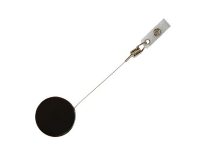 Metal clip with retractable wire for badges - Image 3