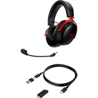 HP HyperX Cloud III Wireless Headphones, red - Image 6