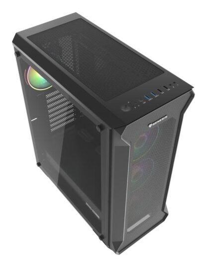 PC Case GENESIS IRID 505 ARGB V2 MID BLACK - Image 5