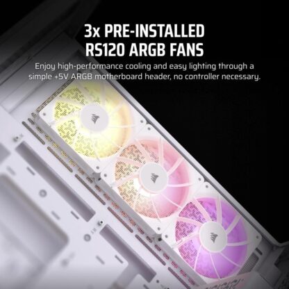 Corsair Case 3500X ARGB Mid-Tower White - Image 14