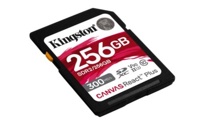 SD CARD Kingston 256GB CL10 UHS-I Canvas React Plus - Image 3