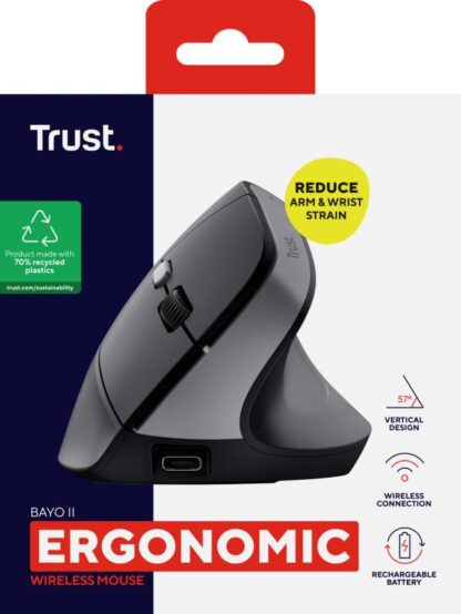 Wireless ergonomic mouse Trust Bayo II n - Image 14