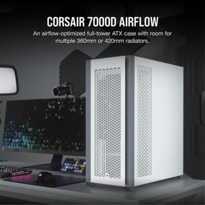 Corsair Case 7000D AIRFLOW Full-Tower White - Image 6