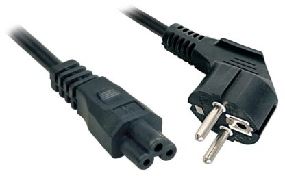 Schuko Lindy IEC C5 power cable, 2m, black - Image 4