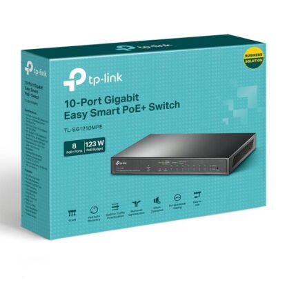 TP-Link Switch 10 Ports-Gigabit  8 POE MANAGED SWITCH - Image 6