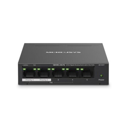 MERCUSYS DESK SWITCH 5PORT MS105GP POE - Image 4