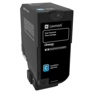 LEXMARK 74C20CE TONER CARTRIDGE CYAN - Image 3