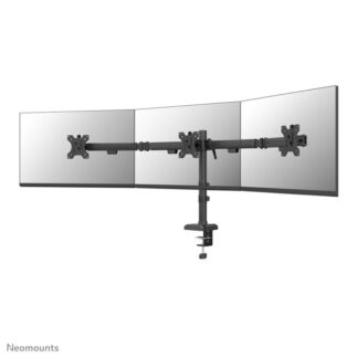 Neomounts 10"-27" black dual monitor desk stand