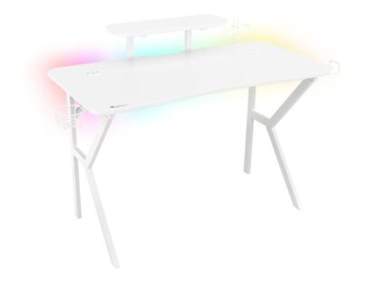 Gaming desk Genesis Holm 320 RGB white