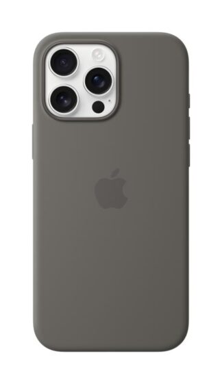 IPHONE 16 PRO MAX SI CASE STONE GRAY-ZML