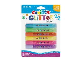 Gluo glitter glue Carioca 6x10,5 ml