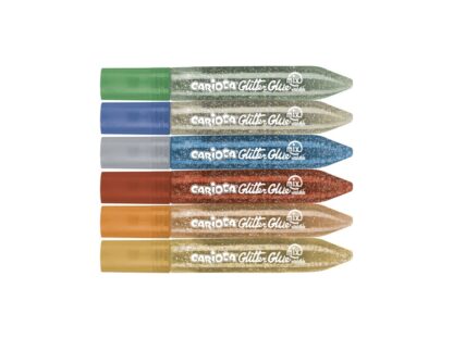 Glitter with multicolored glitter Carioca 6x10,5 ml - Image 2