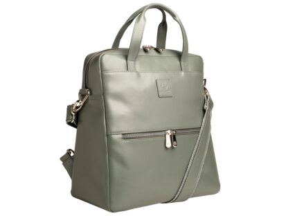Exactive leather Backpack grey - Image 2