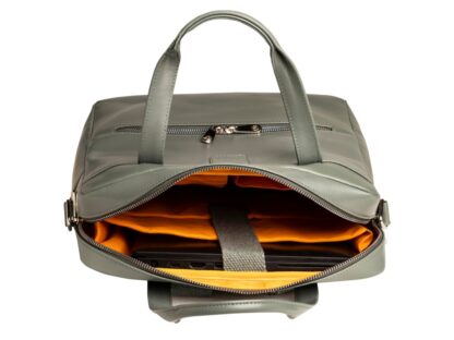 Exactive leather Backpack grey - Image 5