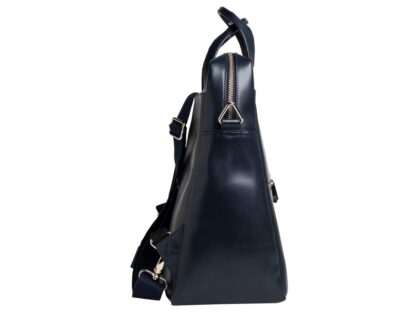 Exactive leather Backpack navy blue - Image 4